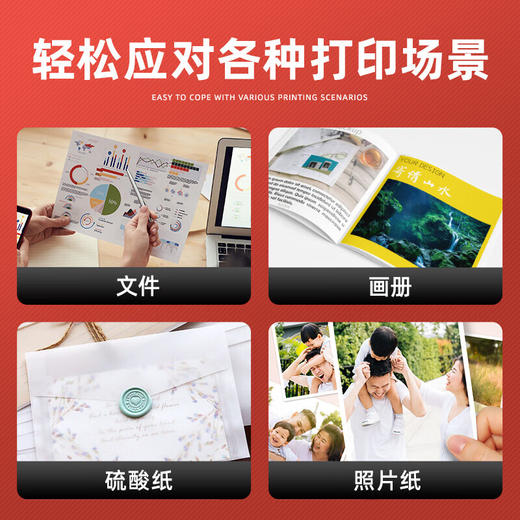 绘威适用佳能MG6280墨盒 Canon MG6280 IX6580彩色喷墨打印机墨盒【六色套装/3900页】 商品图3