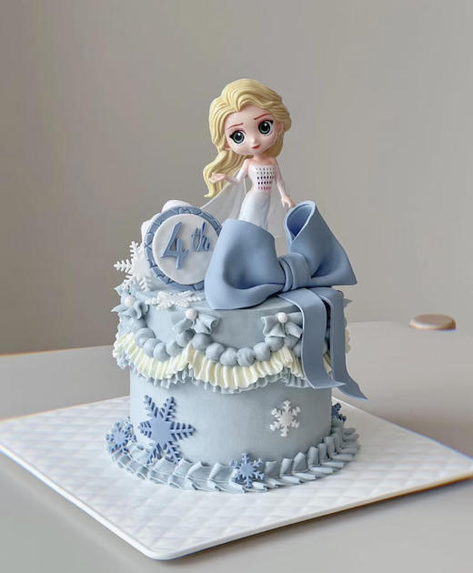 冰雪奇缘翻糖蛋糕 商品图0