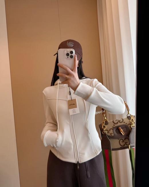 A家正品连帽双向拉链防风修身外套 商品图11