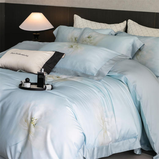 【门店同款】【新一代柔顺天丝】春夏新品奥地利进口莱赛尔玉精天丝四件套 凉感丝滑裸感套件 商品图11