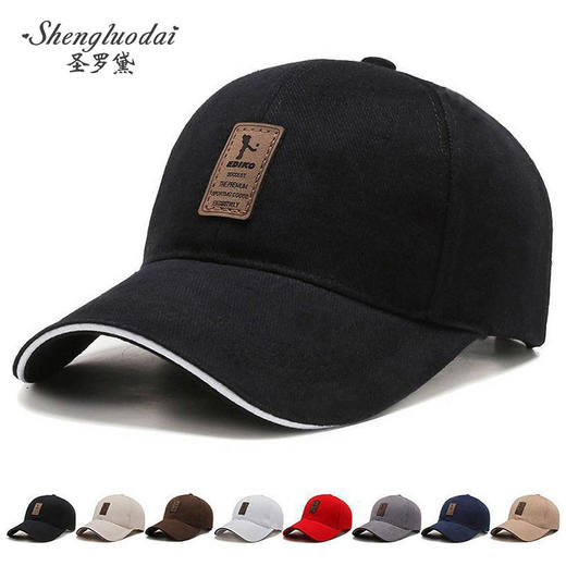 跨境春季棒球帽男士批发韩版棉质鸭舌帽户外钓鱼旅行配饰遮阳帽子 商品图0