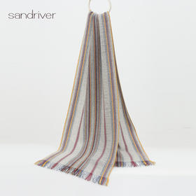 青海手工氆氇条纹流苏围巾SJF96P821N