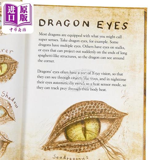 【中商原版】驯龙高手龙种类大全 The Complete Book of Dragons A Guide to Dragon Species 英文原版 Cressida Cowell 商品图2
