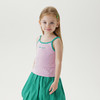 马克珍妮女童罗纹撞色弹力吊带舒适薄款夏季背心 儿童上衣240796 商品缩略图2