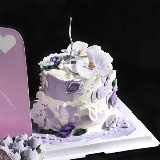 复古梦幻蝴蝶兰蛋糕 | 烤爱 商品图2