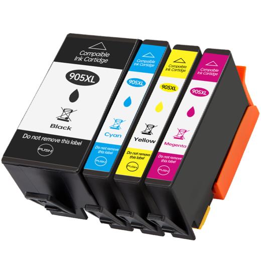 绘威适用惠普6960墨盒 HP OfficeJet Pro 6960彩色喷墨打印机墨盒【四色套装/5500页】 商品图3