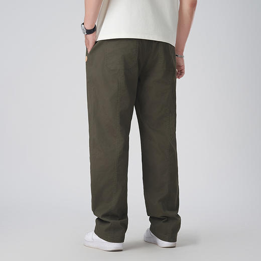 【DYG】大依优型大码休闲裤阔腿裤简约百搭长裤宽松加肥直筒薄款裤子男大码春夏 商品图3