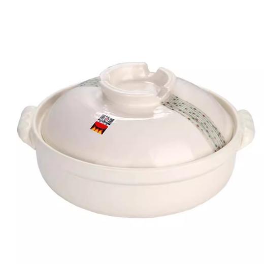 日本进口万古烧砂锅浅口家用煲汤锅炖锅陶瓷锅煮粥黑玉8号砂锅2.8L 商品图3