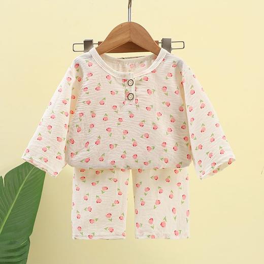 【🔥白菜价49.9/2套起】80-160码儿童春夏季家居服男童薄款睡衣中小童空调服女童休闲韩版中袖套装聚 商品图5