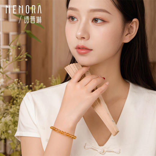黄塔晶 彩色水晶手链 晶石手串手链MEMORA诗普琳CB208409（线上专供） 商品图1