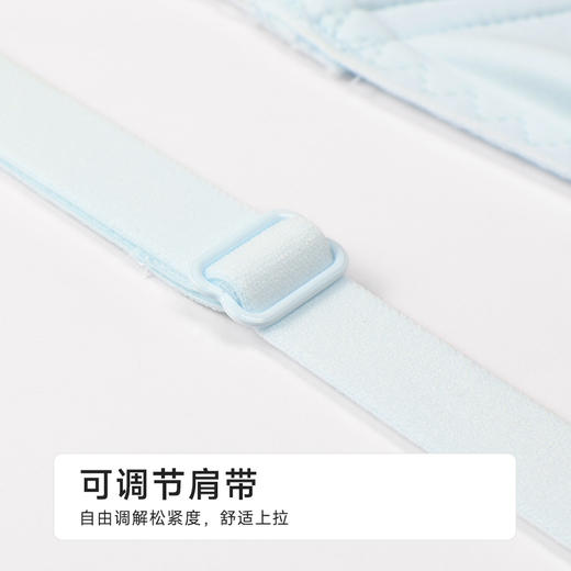 都市丽人自然舒适B杯常规内衣中厚蕾丝无钢圈常规文胸LBH1M1 商品图5