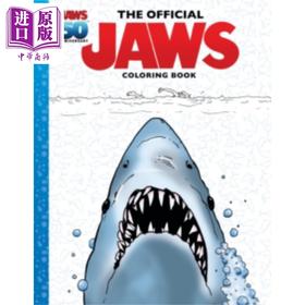 【中商原版】大白鲨 电影官方涂色书 英文原版 The Official Jaws Coloring Book Media TieIn Zackery Cuevas,Alvin Epps