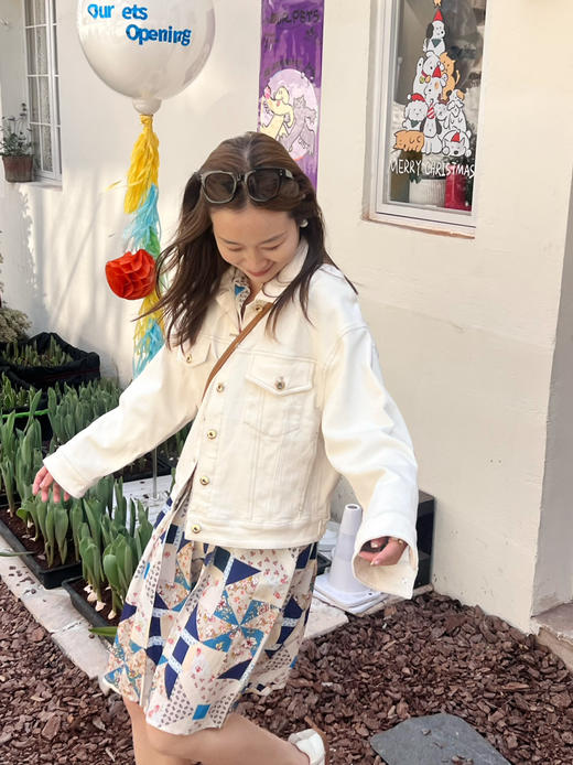 新年折扣 2502315   白色牛仔外套 弹力外套 商品图7