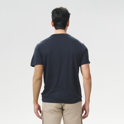 北极狐 男士羊毛短袖T恤 2025夏季户外徒步亲肤T恤衫012511086 商品图2