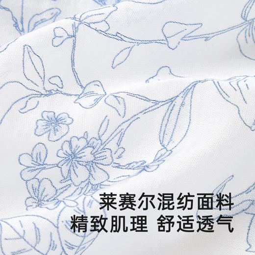 【商场同款】英氏女童短袖T恤夏季透气百搭背心国风上衣2025新款 商品图1