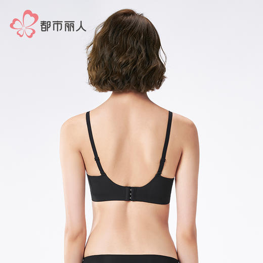 都市丽人无痕内衣A:中厚B:薄泳布无钢圈常规文胸LBH5A3 商品图3