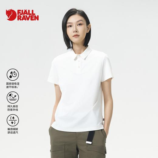 北极狐 女士户外速干短袖T恤 2025新款春夏运动徒步上衣012512098 商品图0