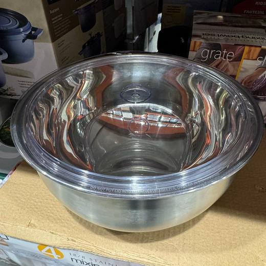 Miu不锈钢盆四件套～欧范儿容器，美国🇺🇸直邮特价458元🉐包税包邮到手了🔥都是优质的不锈钢制成无毒，用的安心，经久耐用，不生锈 商品图6