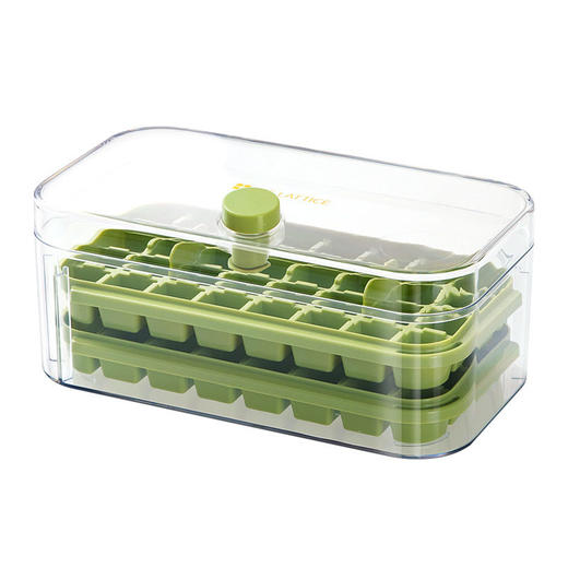 塑料冰块冰格膜具模具硅胶按压冰格制冰器易脱模磨具器一键脱冰 商品图4