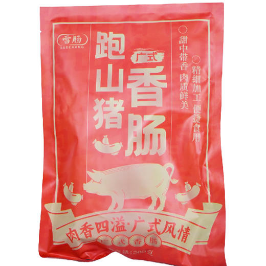 雪肠跑山猪香肠（广式）500克/袋 商品图3