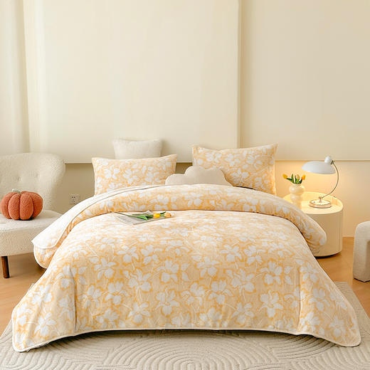 多喜爱 花开向阳法兰绒毯 商品图9