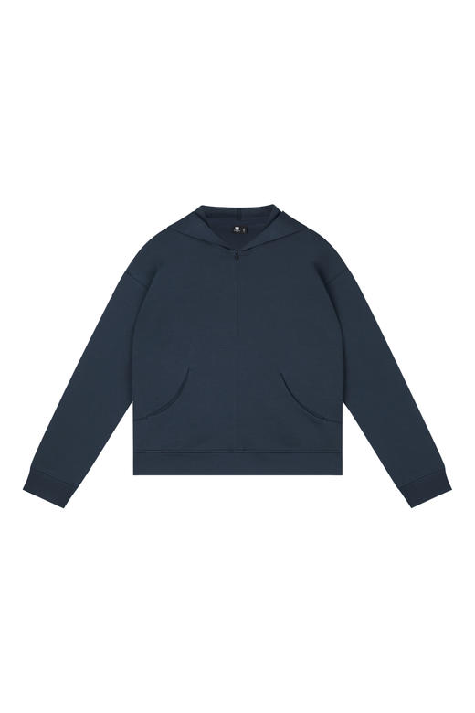 oneup空气层半拉链连帽套头卫衣 商品图5