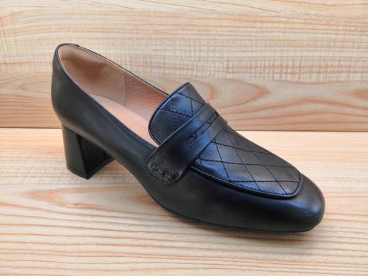 豪行新款22373112真皮时尚休闲中跟女鞋单鞋皮鞋 商品图1