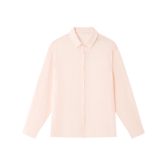 【春季必备】【天丝亚麻，舒适柔和】KPUWARM春季新款女老钱风亚麻天丝长袖衬衫女休闲兰精天丝亚麻上衣 商品图5