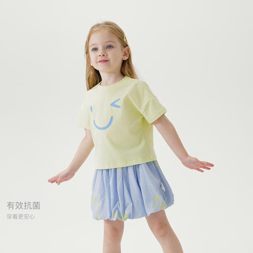 马克珍妮新款 女童全棉短袖T恤230808 商品图2