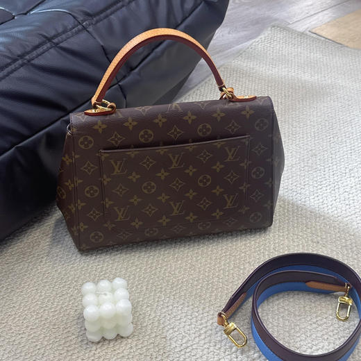 正品二手 LV 老花 cluny 克鲁尼 中号 斜挎包 商品图3