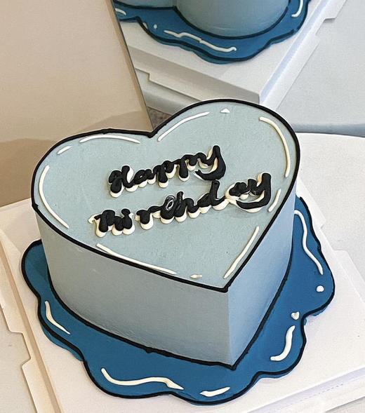 二次元爱心蛋糕 商品图0