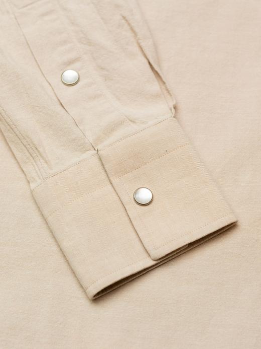 100Hands Western Shirt 米色丹宁衬衫 商品图9