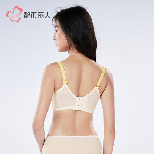 都市丽人完美包容内衣D:超薄蕾丝软钢圈常规文胸LBH2J5 商品图3
