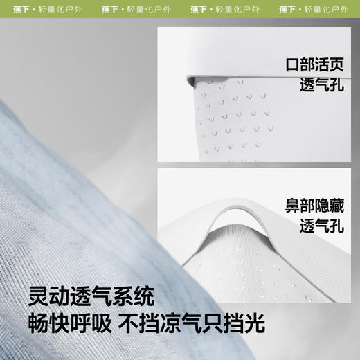 【25年新品】蕉下轻薄无痕护眼角防晒口罩AL203 商品图3