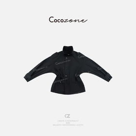 COCO ZONE 25新款宽松立领双口袋长袖拉链外套CD1A0300