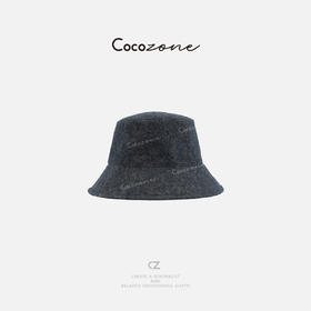 COCO ZONE 百搭通勤风显脸小纯色渔夫帽CD2A0379