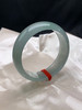 612275，59.5圈口，冰晴正圈平安镯，晴水蓝底色，飘色线，底子冰润 商品缩略图1