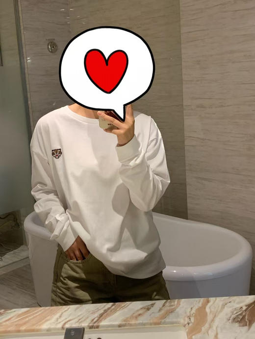 Kenzo 新款 外贸原单老虎头情侣款长袖 两个色
尺码S-XL 商品图12