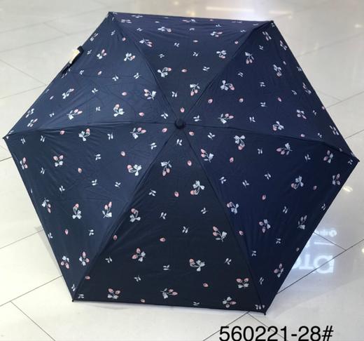 优品堂『伴夏』五折黑胶遮阳伞 商品图5