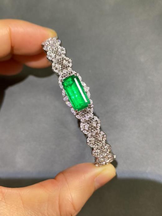 3.03ct刻面祖母绿手镯 商品图1