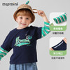 【90-140】【MQDmini】男童春秋长袖t恤假两件条纹拼接T恤 商品缩略图5