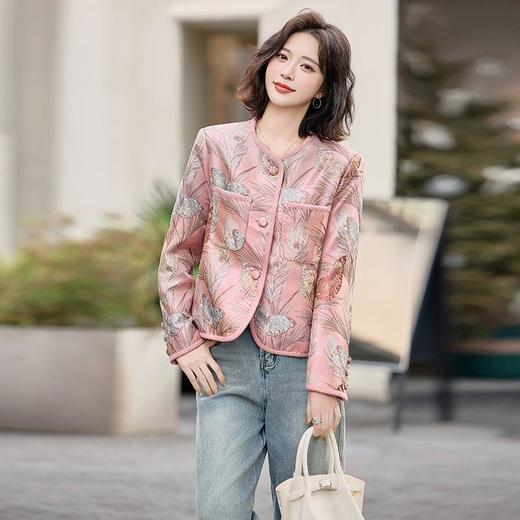 重工刺绣新中式短外套，时尚显瘦短款唐装中国风上衣SUYUE1592 商品图2