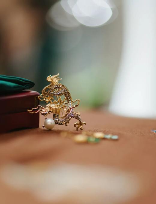 有龙则灵 | 墨龙图大尺寸胸针 商品图2