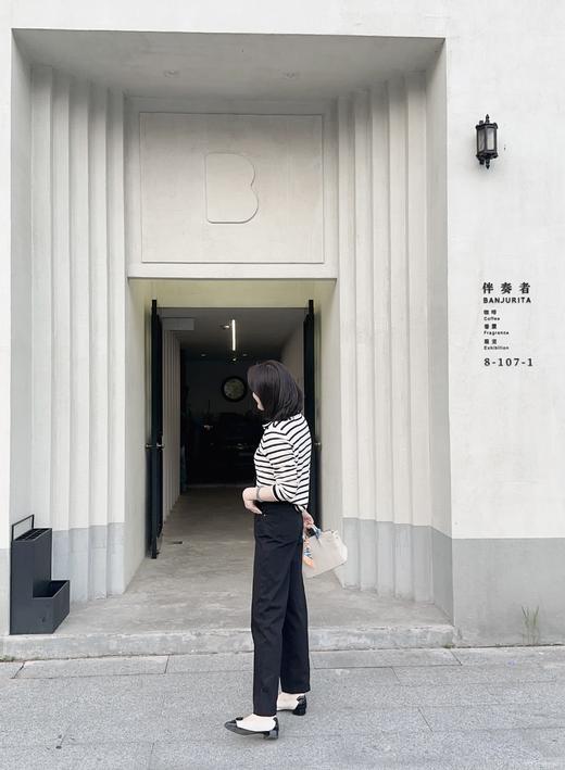 火桐hooton自在舒适 条纹圆领开衫G210 商品图1