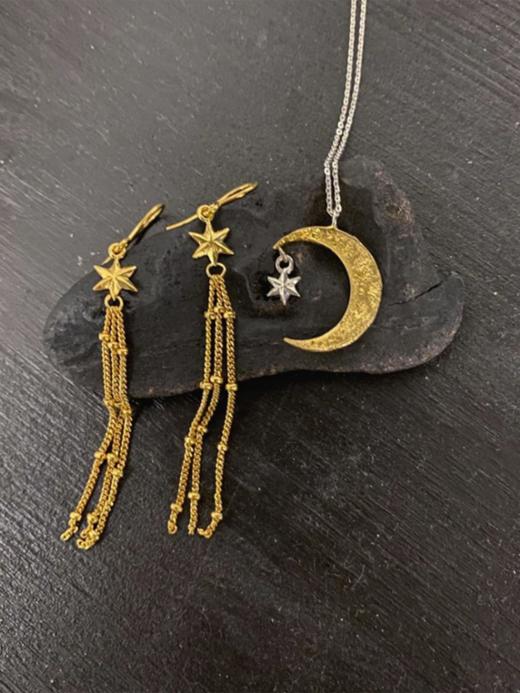 momoko｜Shooting Star Earrings [耳环 2色可选] 商品图0