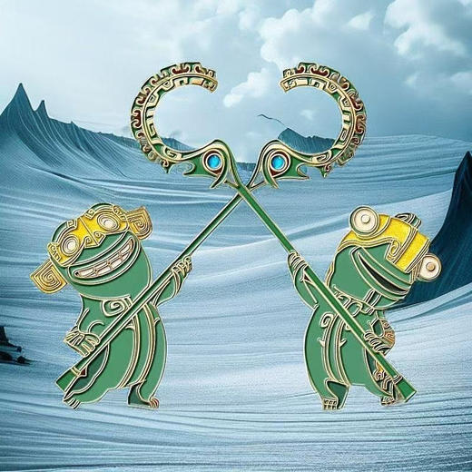 结界兽+石矶娘娘磁吸冰箱贴 商品图3