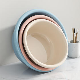 家用加厚三件套加深大号洗手盆洗菜盆洗脸盆盆子宝宝洗脚脸盆塑料