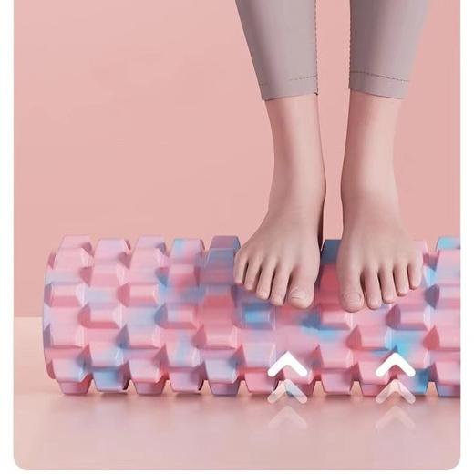 迷彩实心泡沫轴肌肉放松按EVA瑜伽柱45cm狼牙款彩色摩棒背部放松 商品图3