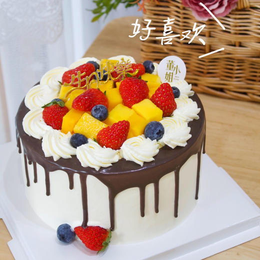 巧克力淋面水果蛋糕 商品图1