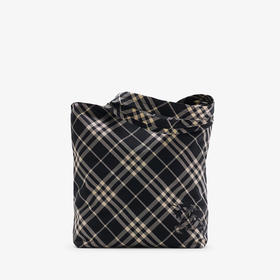 BURBERRY 巴宝莉 男士马术骑士徽标格纹手提包 格子 8097720 C1343